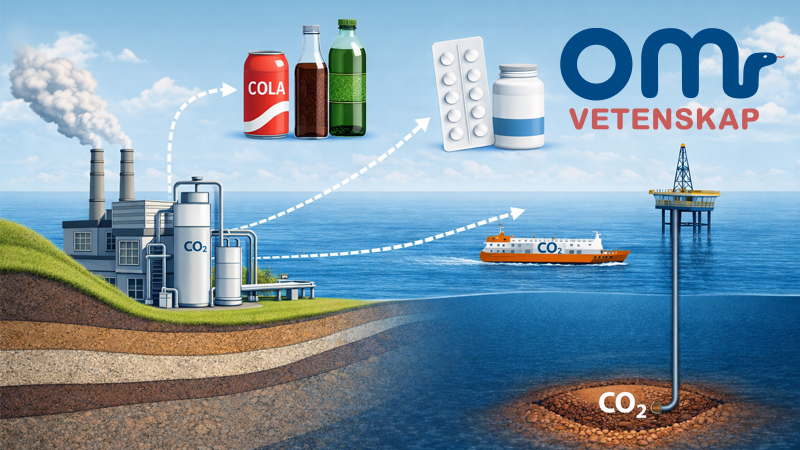 Kan man använda infångad koldioxid